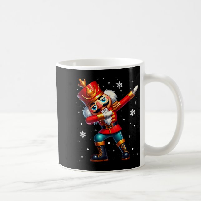 Caneca De Café Dabbing Nutcracker Christmas Costume Matching Fami (Direita)