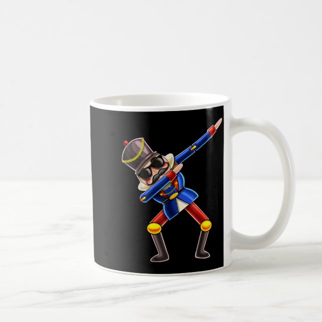 Caneca De Café Dabbing Nutcracker Christmas Costume Nutcracker Gi (Direita)