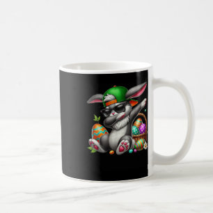 Caneca De Café Dabbing Rabbit Easter Ovos Dab Rapazes Meninas Cri