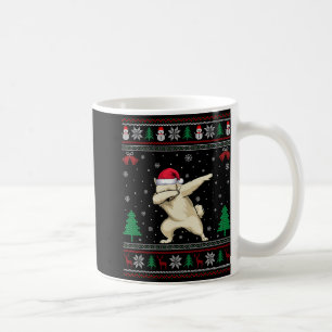 Caneca De Café Dabbing Samoyed Dog Santa Hat Garotas Crianças Chr