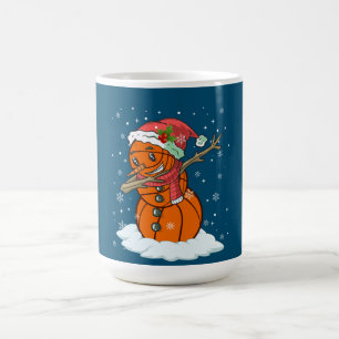 Caneca De Café Dabbing Snowman Basball Ball Tee Christmas Sant