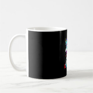 Caneca De Café Dabbing Unicorn Autism Awarness Kids Girl Boys B