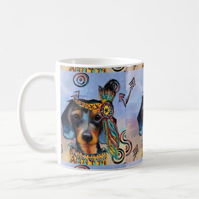 CANECA DE CAFÉ DACHSHUND   (Esquerda)