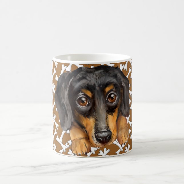 Caneca de Café Dachshund (Centro)