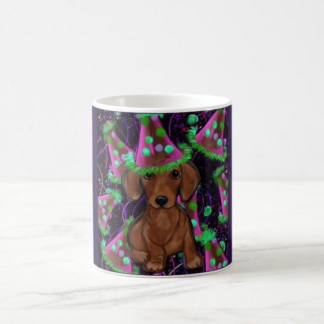 Caneca De Café Dachshund (Centro)