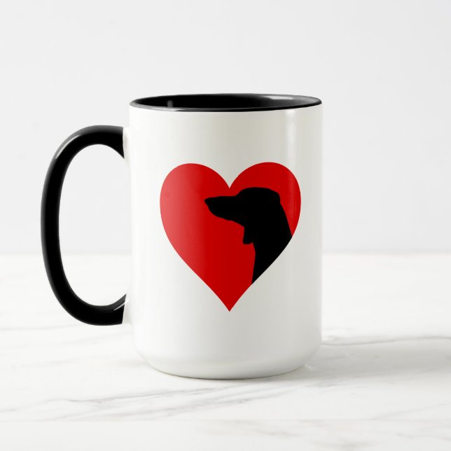 Caneca de café Dachshund (Esquerda)