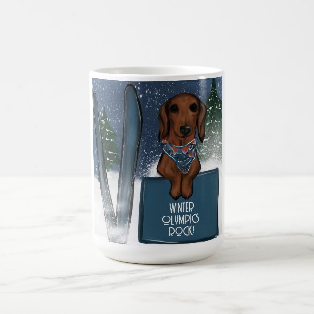 CANECA DE CAFÉ DACHSHUND  (Centro)
