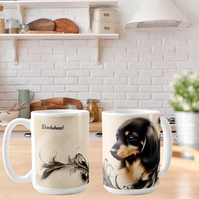 Caneca De Café Dachshund (Criador carregado)