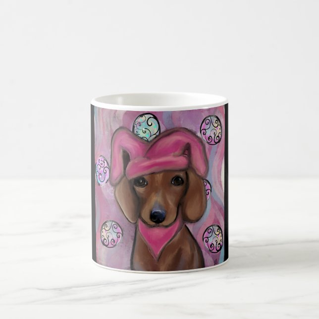 Caneca de café Dachshund (Centro)
