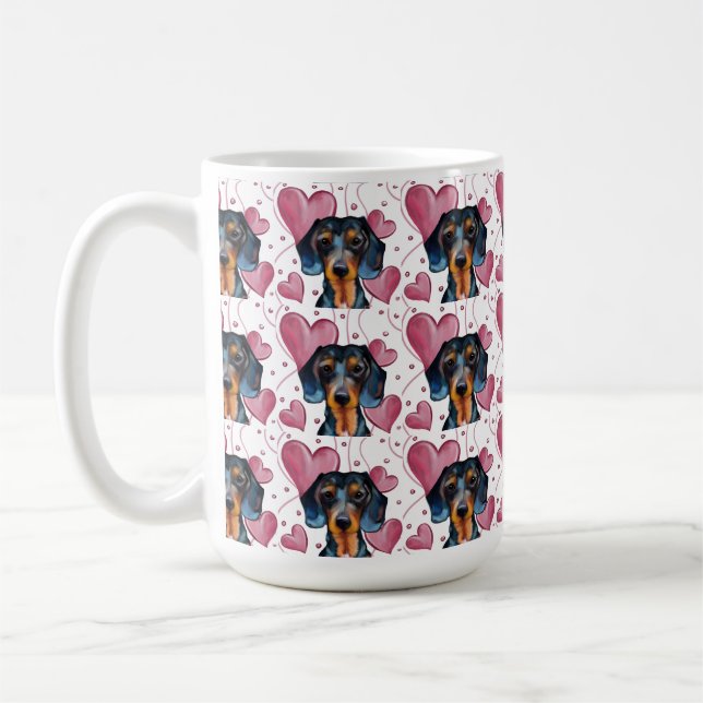 Caneca De Café Dachshund (Esquerda)