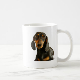 Caneca De Café Dachshund (Brown diminuto de cabelos curtos)