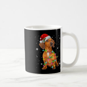 Caneca De Café Dachshund Dogs Natal Em Árvore Presentes Para Pet