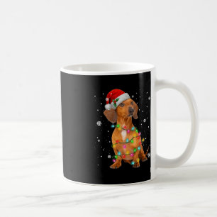 Caneca De Café Dachshund Dogs Natal Em Árvore Presentes Para Pet