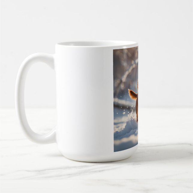 Caneca De Café Dachshund Elegante Coffee Mug (Esquerda)