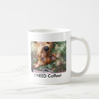 Caneca De Café Dachshund EU PRECISO o café!