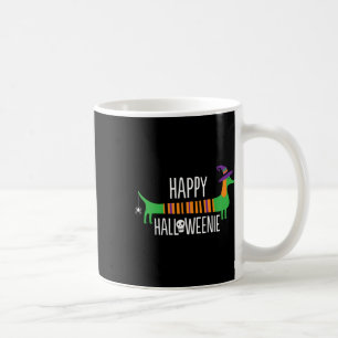 Caneca De Café Dachshund Happy Halloweenie Cute Dog Halloween Par