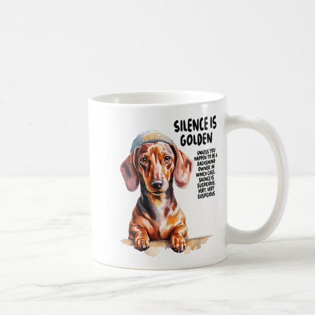 Caneca De Café Dachshund Ideas For Women &amp; Novelty Miniature  (Direita)