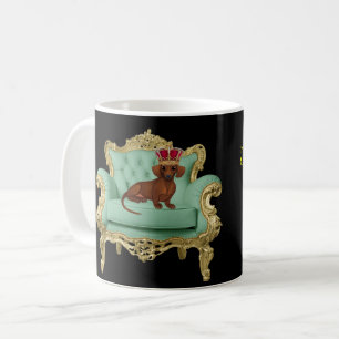 Caneca De Café Dachshund Mug King Wiener Dog Doxie Gift