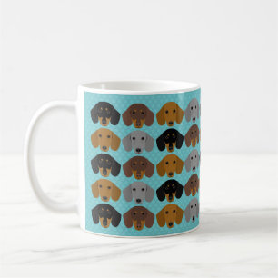 Caneca De Café Dachshund Mugs