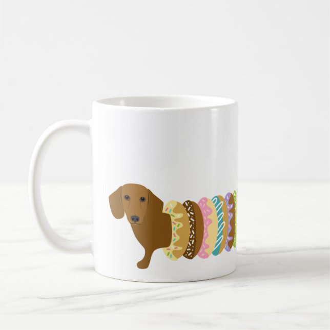Caneca De Café Dachshund Mugs (Esquerda)