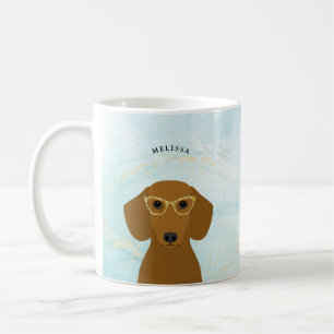 Caneca De Café Dachshund Mugs