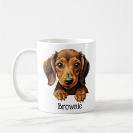 Caneca De Café Dachshund Personalizado