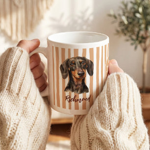 Caneca De Café Dachshund Personalizado Presente para Amantes de
