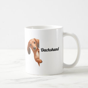 Caneca De Café Dachshund Playful Friend