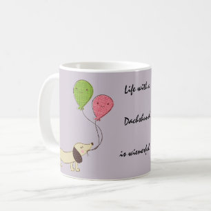 Caneca de Café Dachshund Presente Dachshund Cachor
