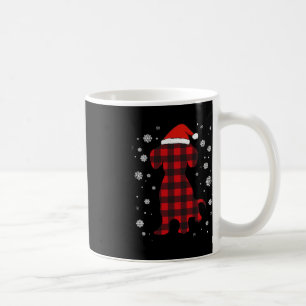 Caneca De Café Dachshund Santa Hat O Cachorro Ao Longo Do Natal