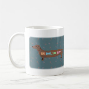 Caneca De Café Dachshund Saust cão, o cão-salsicha amante de c