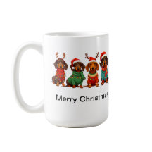 Dachshunds de Papai Noel
