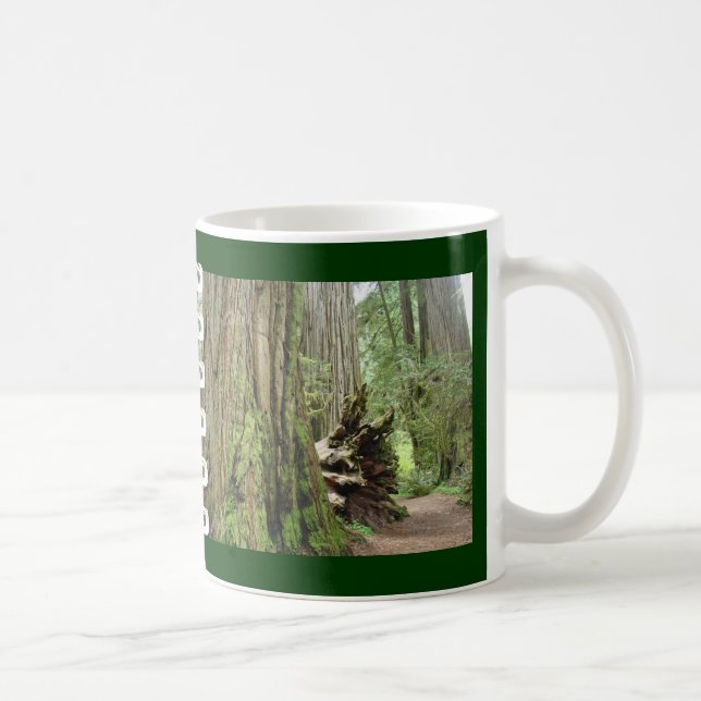 Caneca de café DAD DAD Grandes árvores de sequóia  (Direita)