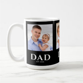 Caneca De Café Dad Established Black 3 Photo