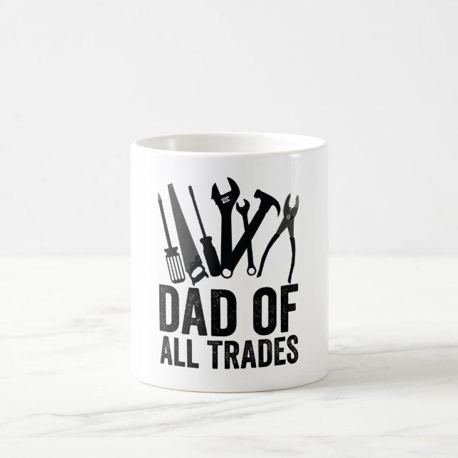Caneca De Café Dad Of All Trades  (Centro)