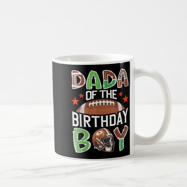 Caneca De Café Dada Do Passageiro De Futebol Do Dia De Aniversári (Direita)