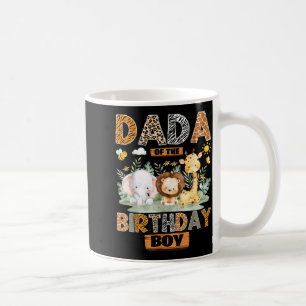 Caneca De Café Dada do Safari Jungle Selvagem do Menino do Aniver