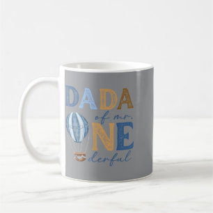 Caneca De Café Dada do Sr. Onederful no 1º Aniversário do Menino 