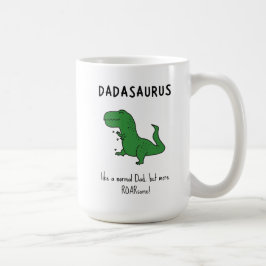Caneca De Café Dadasaurus Funny T-Rex