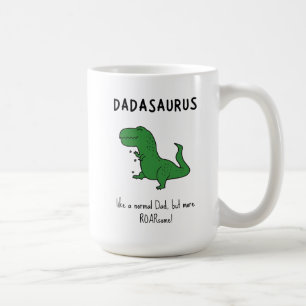 Caneca De Café Dadasaurus Funny T-Rex