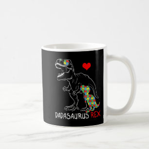 Caneca De Café Dadasaurus Rex Autism Awareness Proud Dad Father's