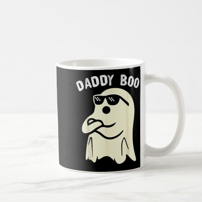 Caneca De Café Daddy Boo Halloween Family Matching Costume Ghost  (Direita)