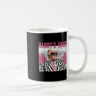 Caneca De Café Daddys Home Trump Pink 2024