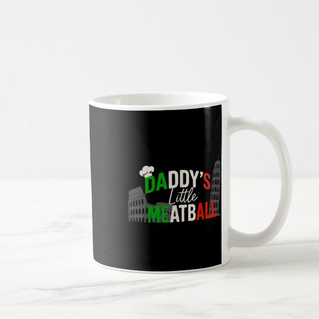 Caneca De Café Daddys Little Meatball Mamãe's Little Meatball (Direita)