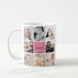 Caneca De Café 'Daddyy & Me' 1 caneta de Colagem de Fotografias d