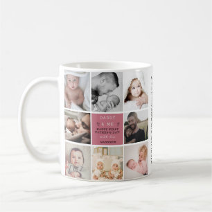 Caneca De Café 'Daddyy & Me' 1 caneta de Colagem de Fotografias d