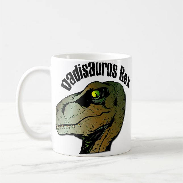 Caneca De Café Dadisaurus Rex (Esquerda)