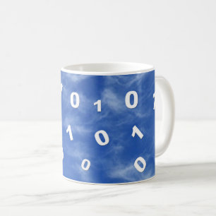 Caneca De Café Dados de computação em nuvem
