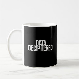 Caneca De Café Dados Decifrados Clareza de Informação Complexa