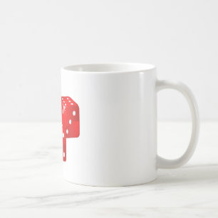 Caneca De Café Dados vermelhos